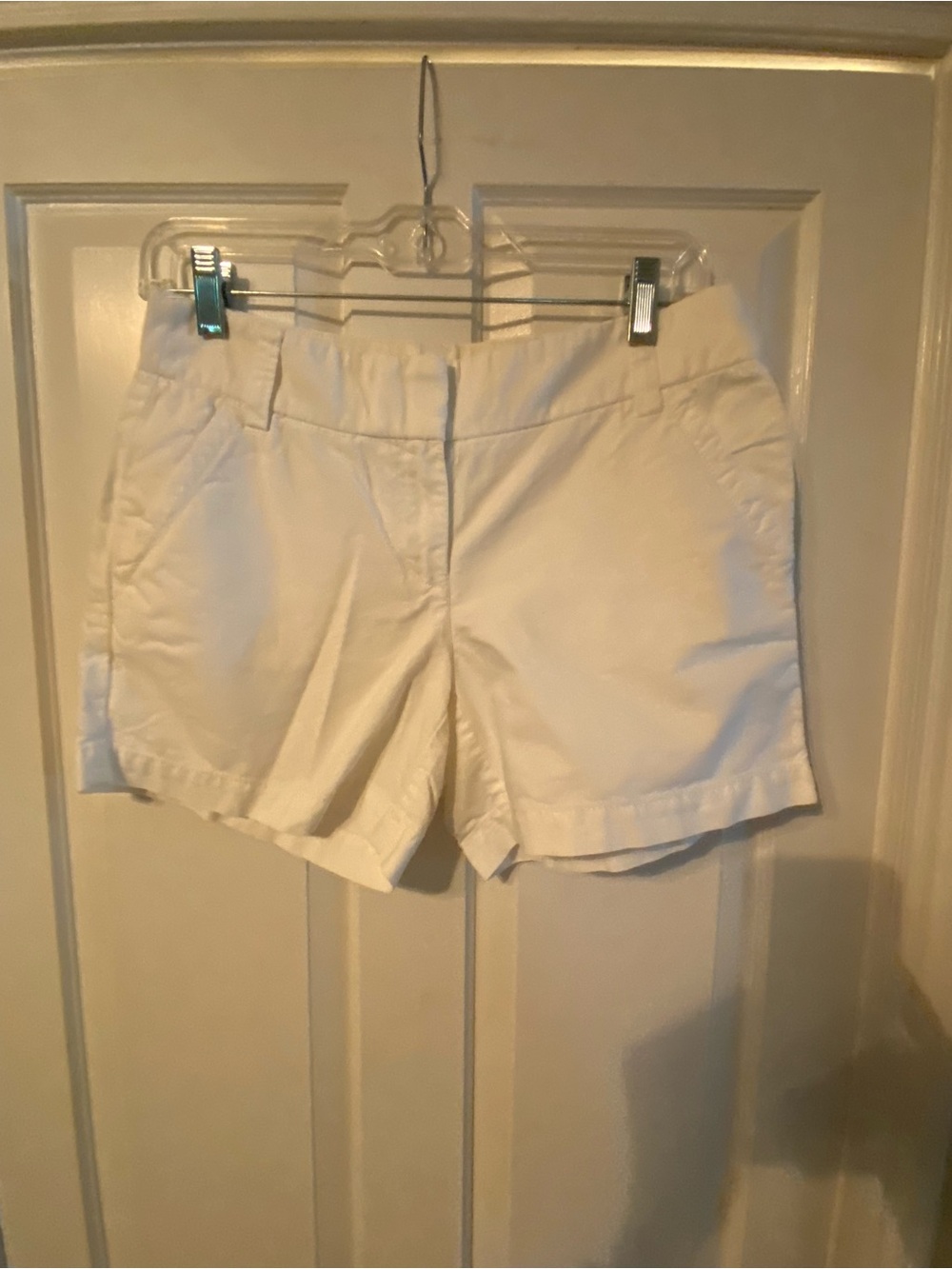 J CREW White Cotton Shorts